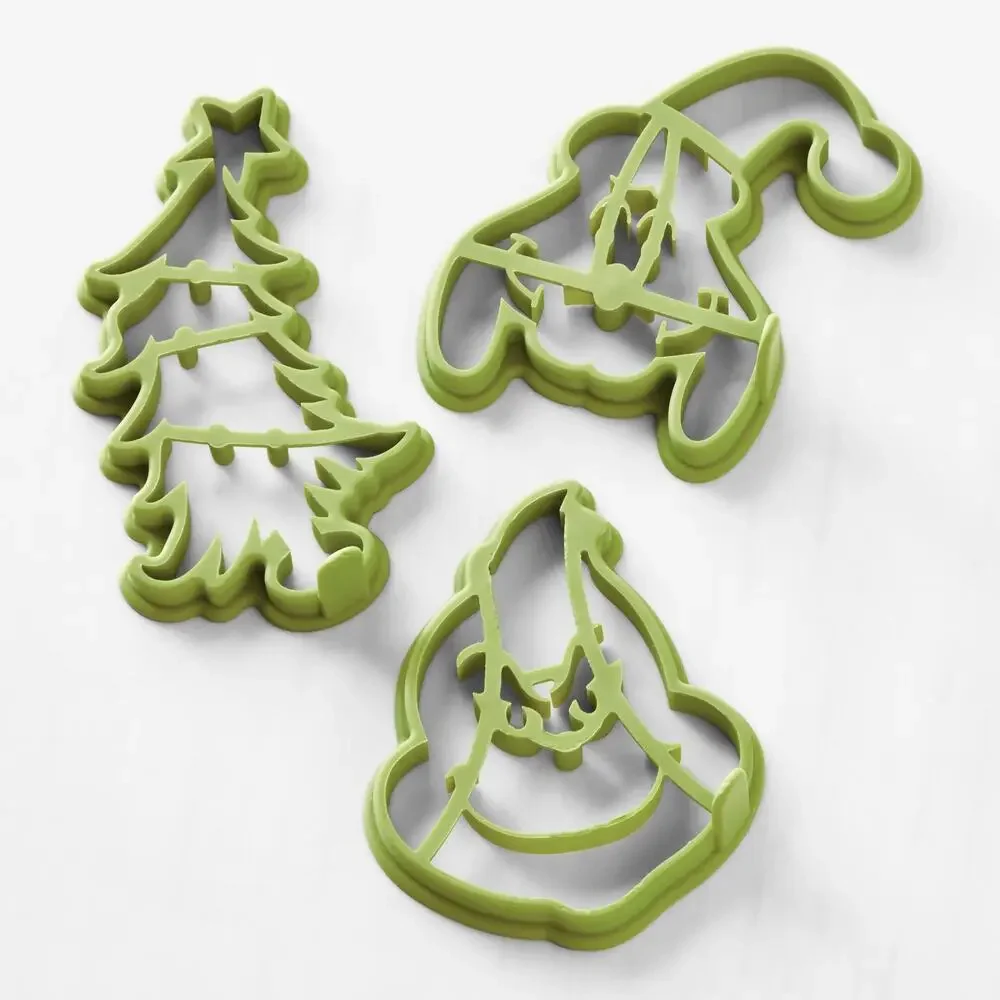 Williams Sonoma The Grinch Pancake Molds Set of 3 NEW